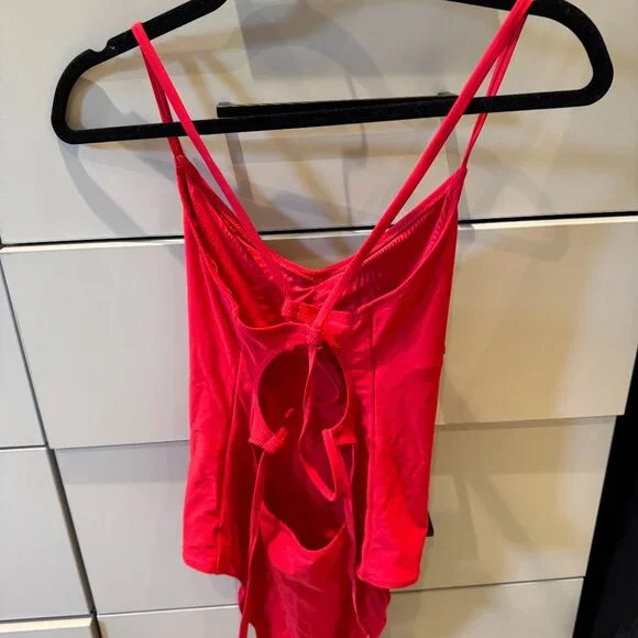 Aerie Red Swimsuit size M - Picture 2 of 3